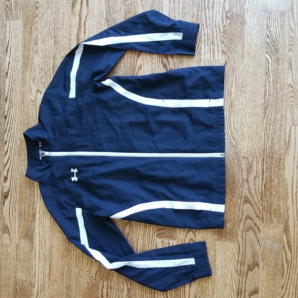 (M) Under Armour Youth Lightweight Windbreaker Hockey Sporty Athleisure Active